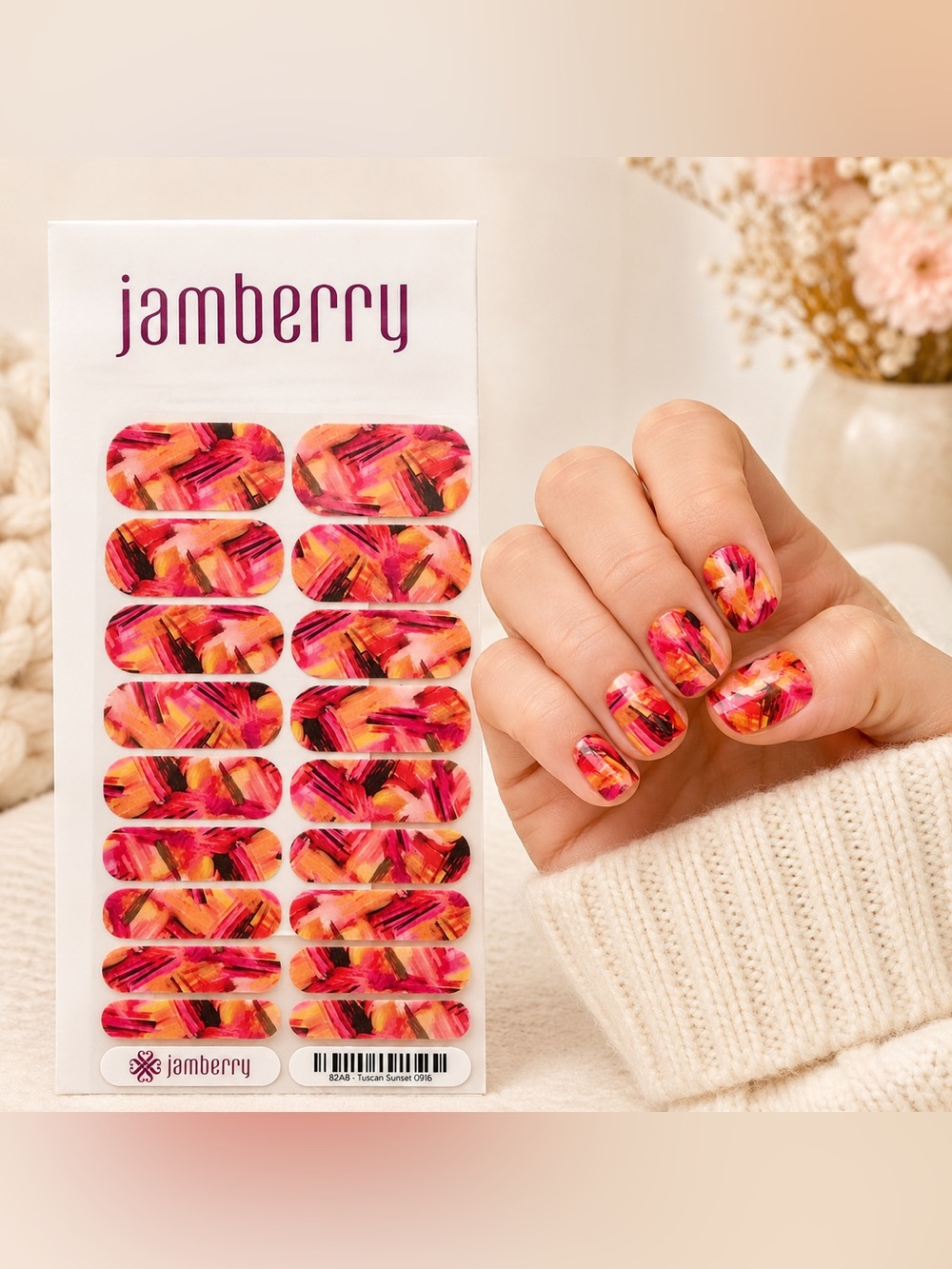 Jamberry Nail Wrap: Tuscan Sunset